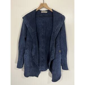 Testimony Los Angeles Victorian Draped Jacket S Y2K Boho Lagenlook Grunge Witchy